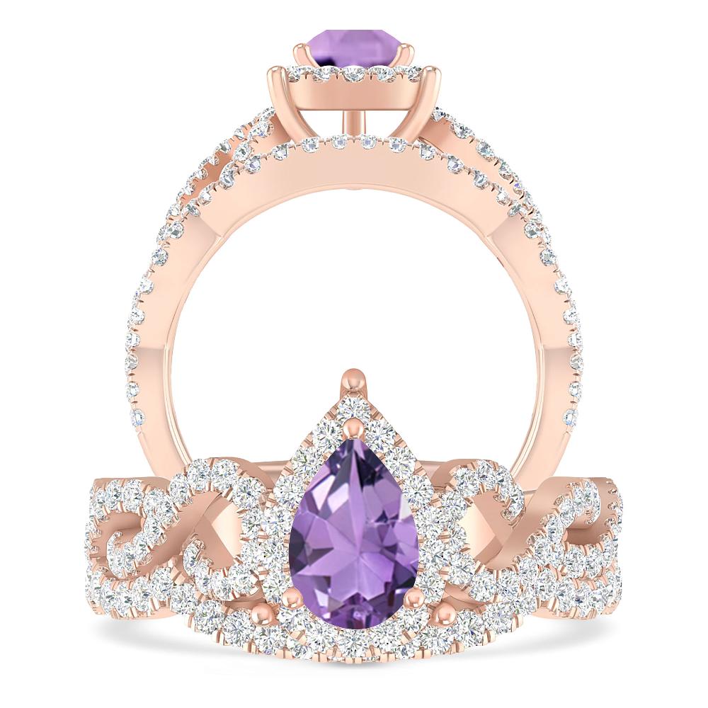 Rose Gold - Amethyst