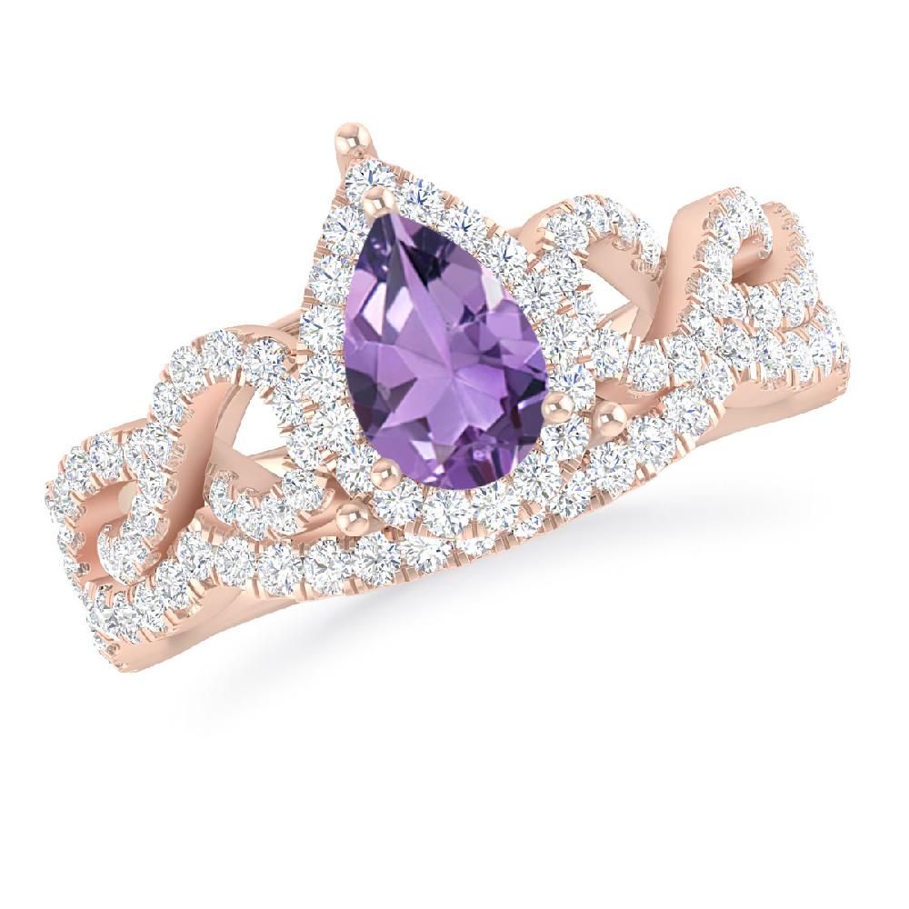 Rose Gold - Amethyst