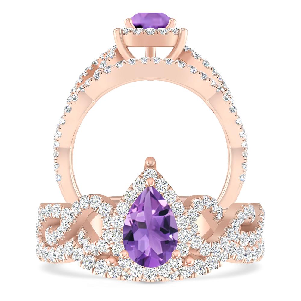 Rose Gold - Amethyst