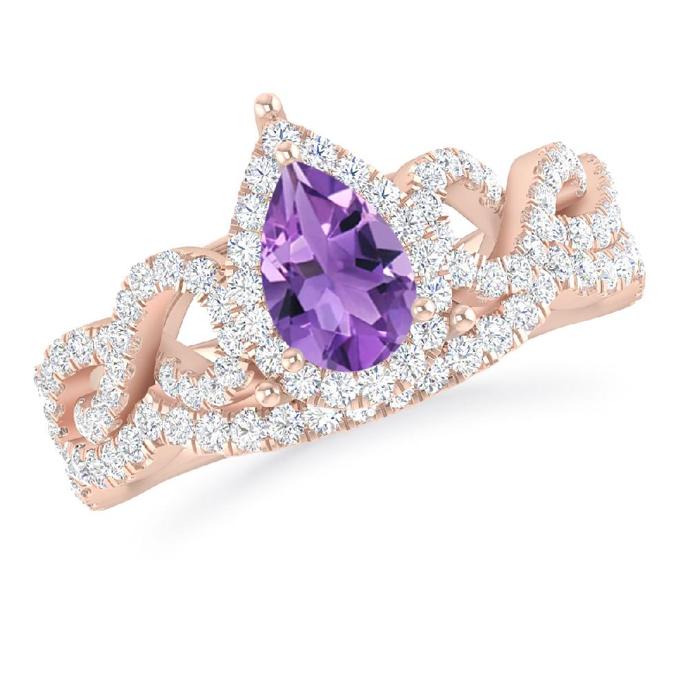 Rose Gold - Amethyst