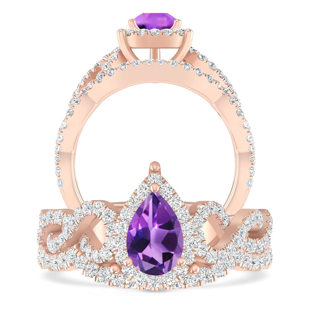Rose Gold - Amethyst
