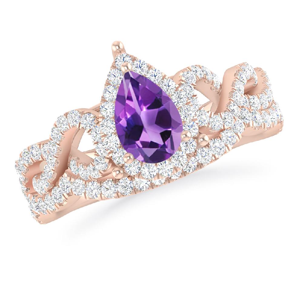 Rose Gold - Amethyst