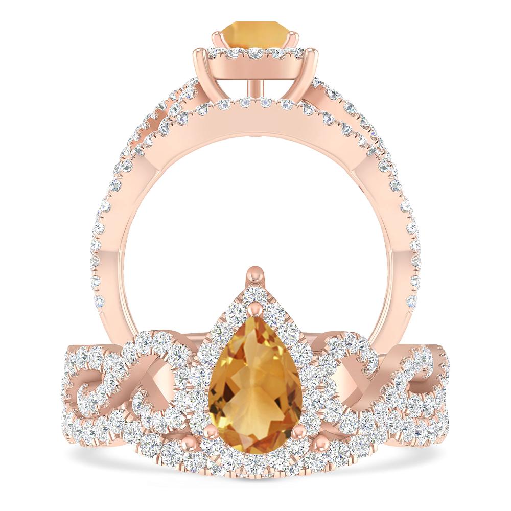 Rose Gold - Citrine