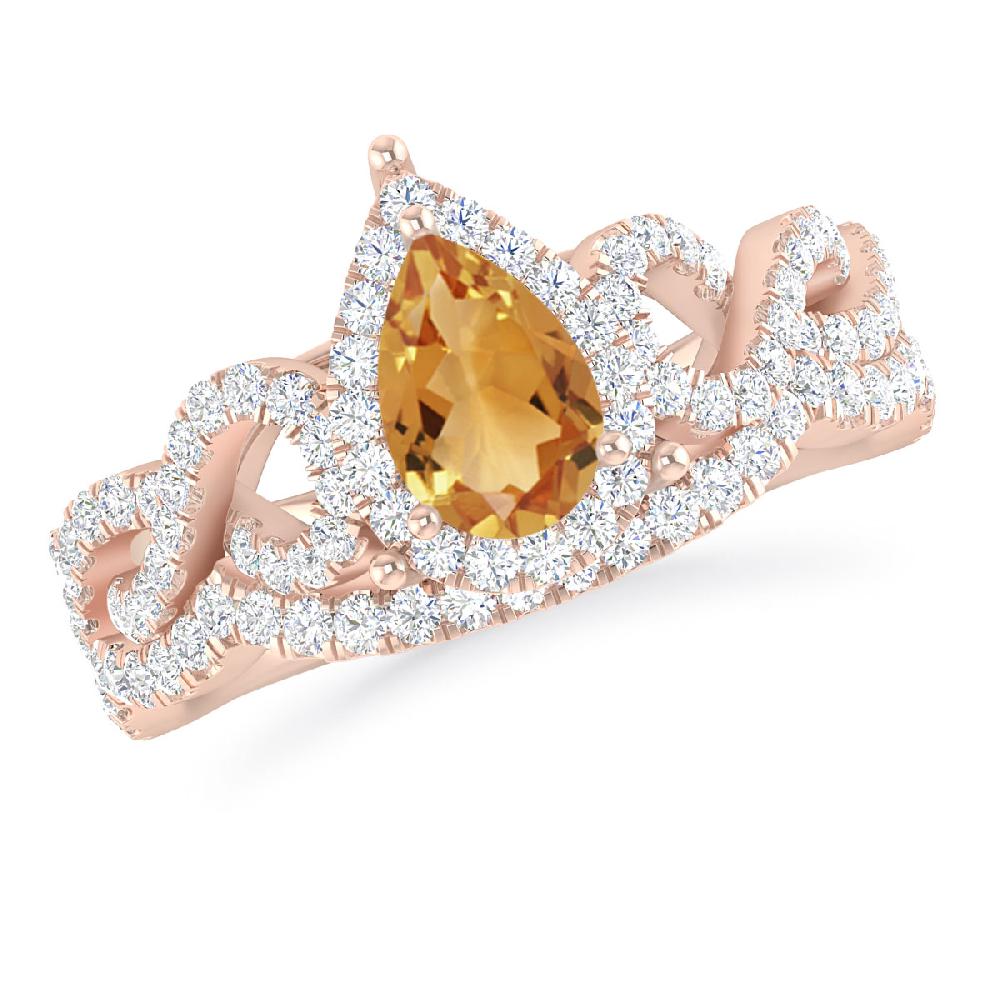 Rose Gold - Citrine