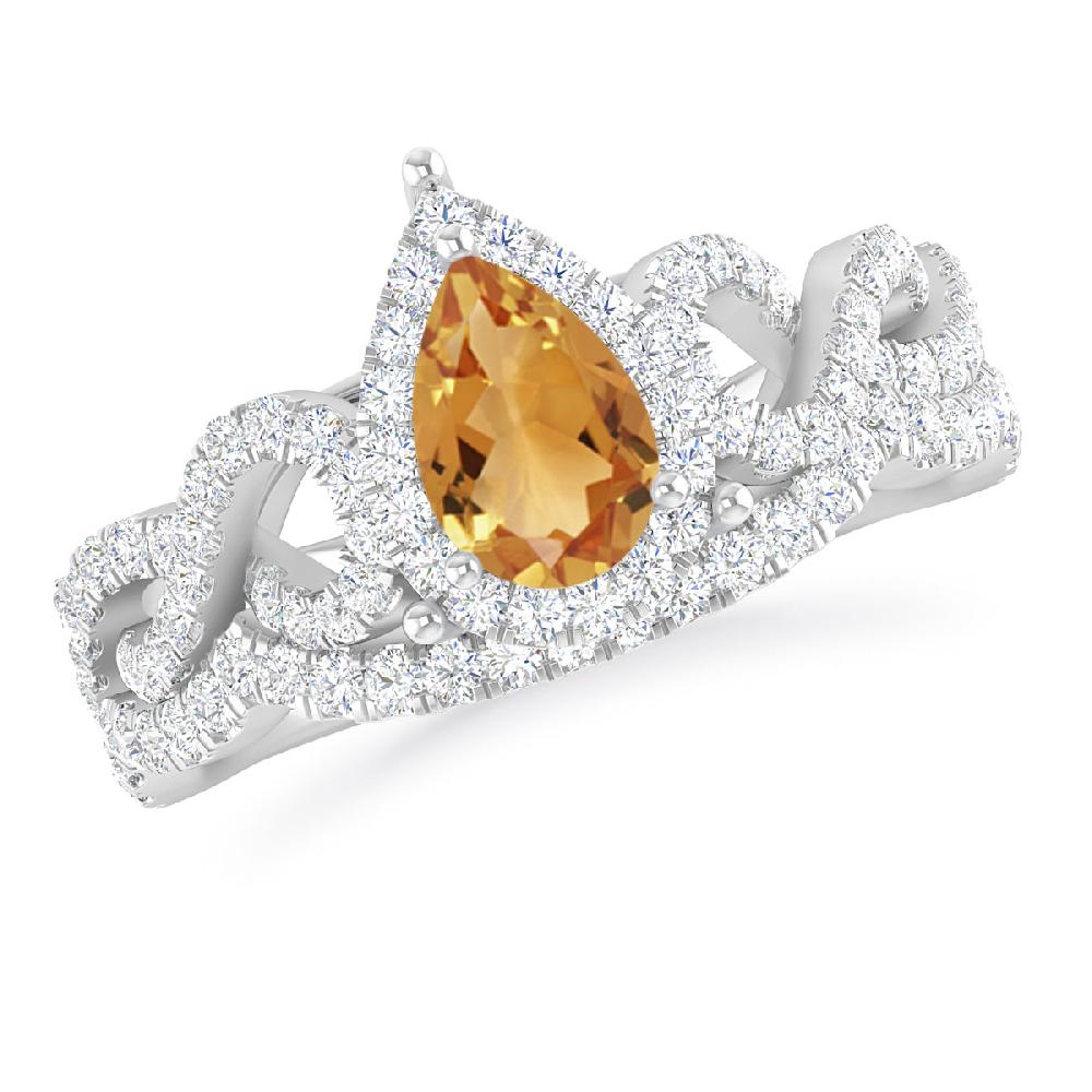 White Gold - Citrine