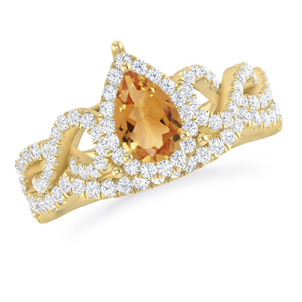 Yellow Gold - Citrine