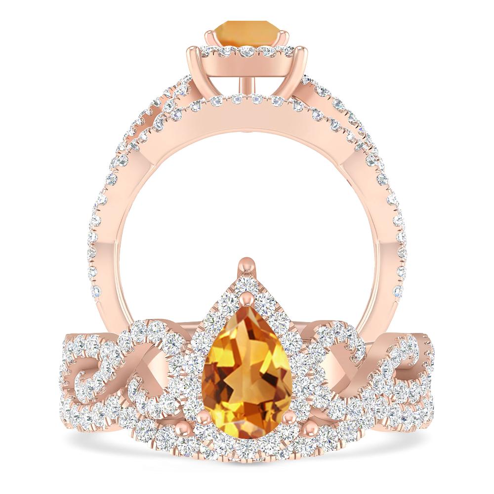 Rose Gold - Citrine