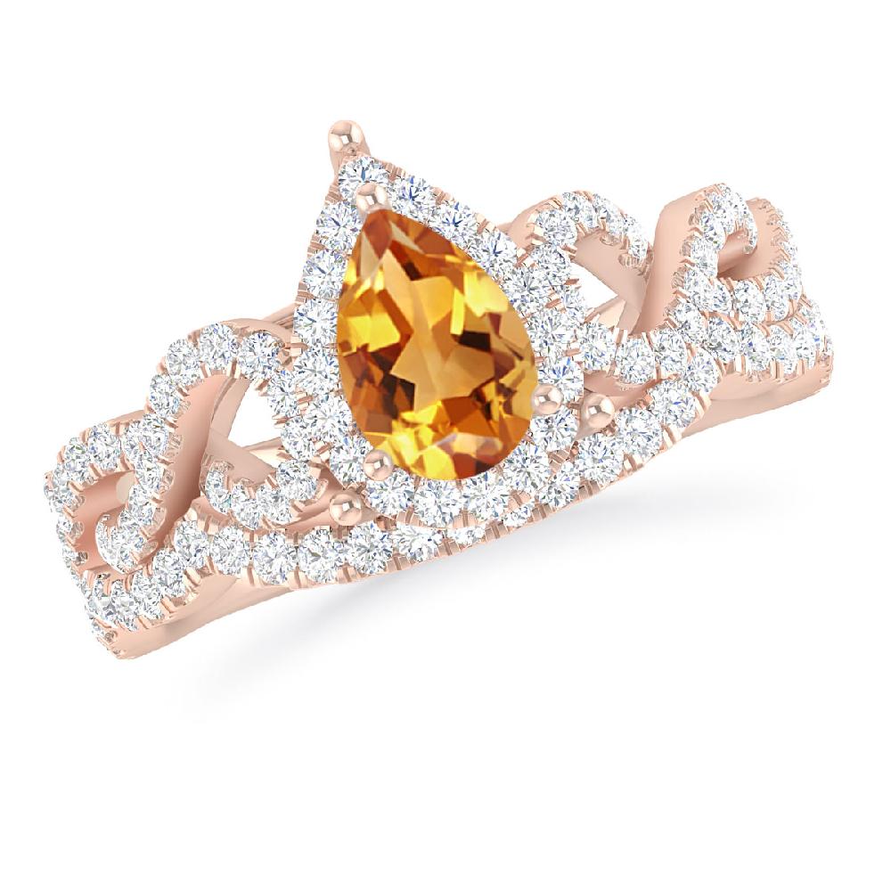 Rose Gold - Citrine