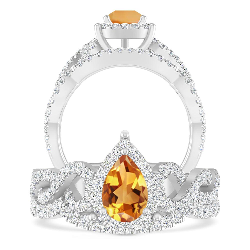 White Gold - Citrine