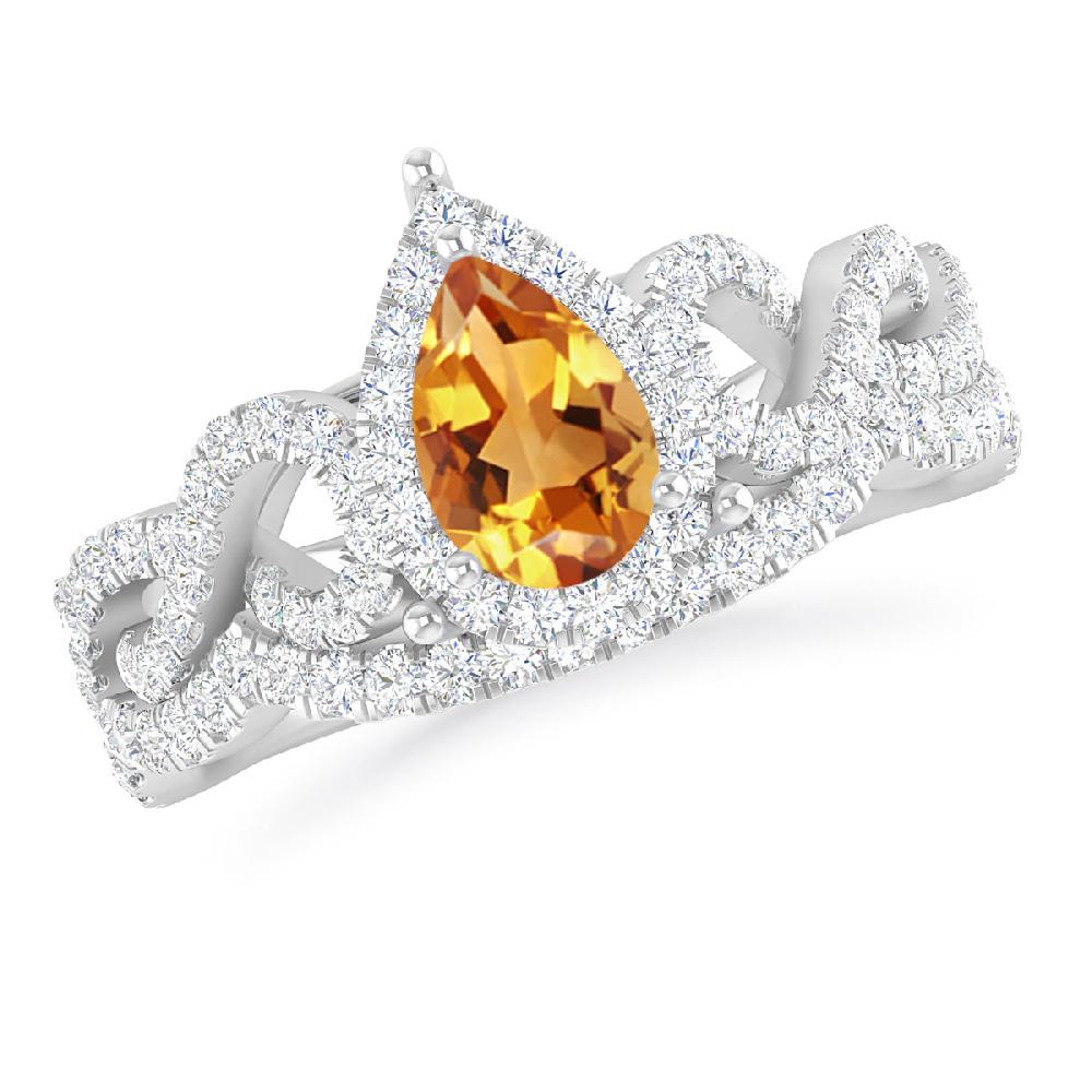 White Gold - Citrine