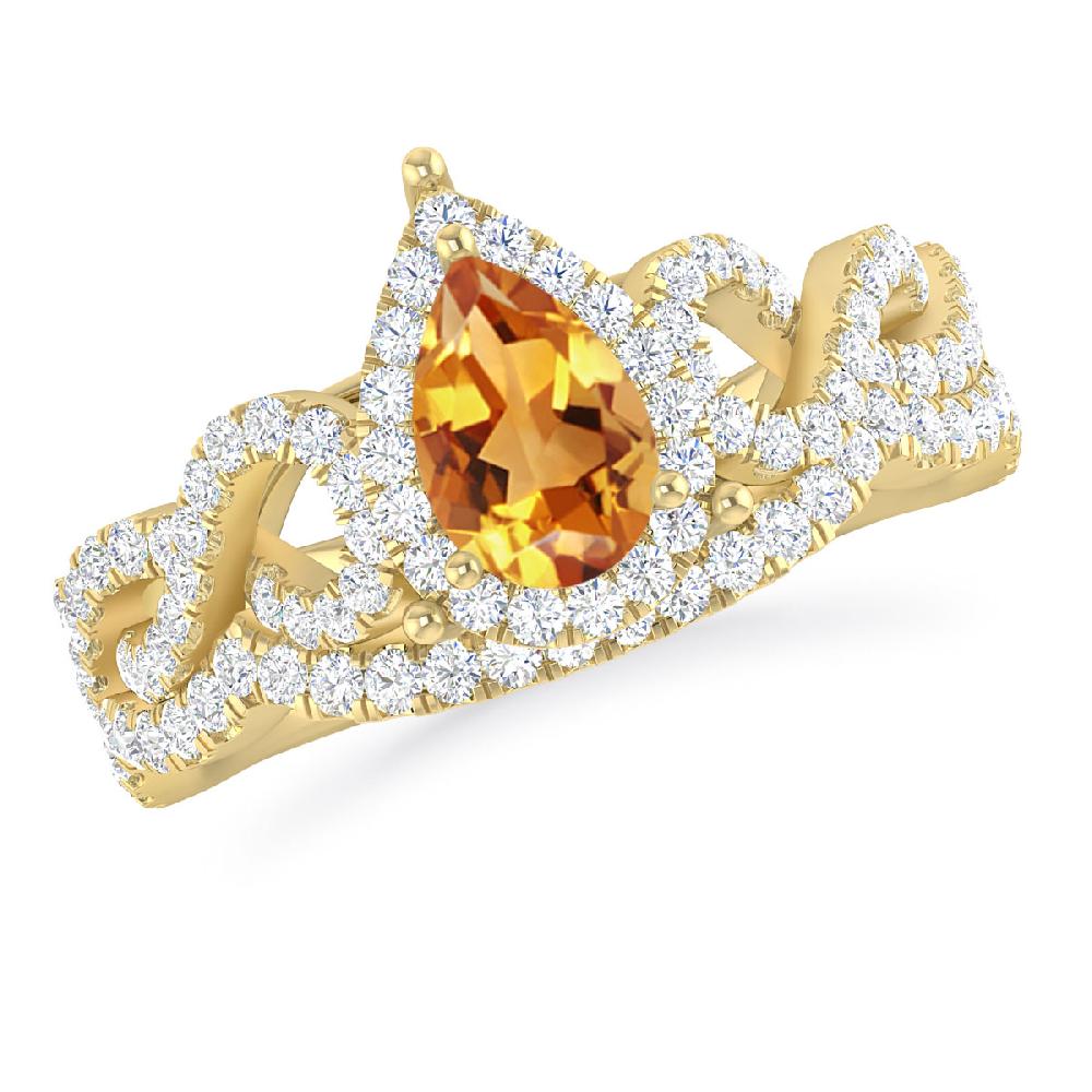 Yellow Gold - Citrine