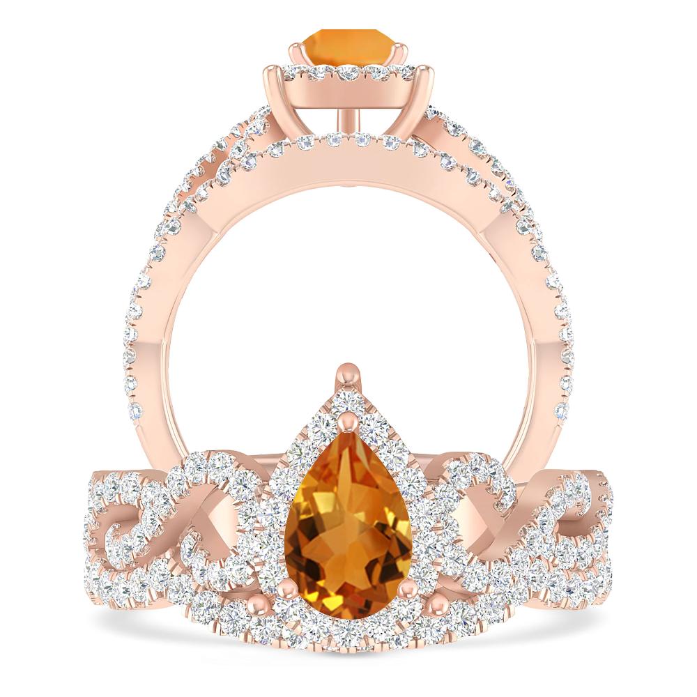 Rose Gold - Citrine