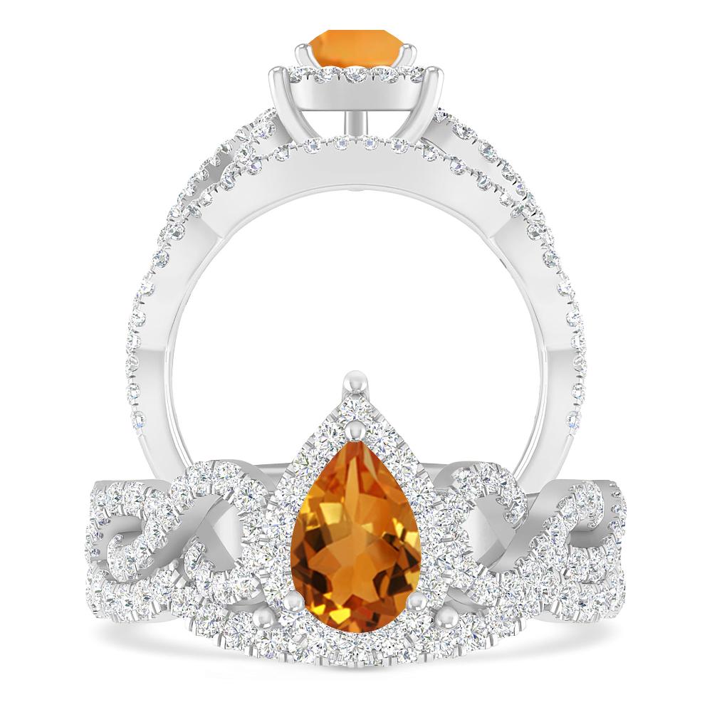 White Gold - Citrine