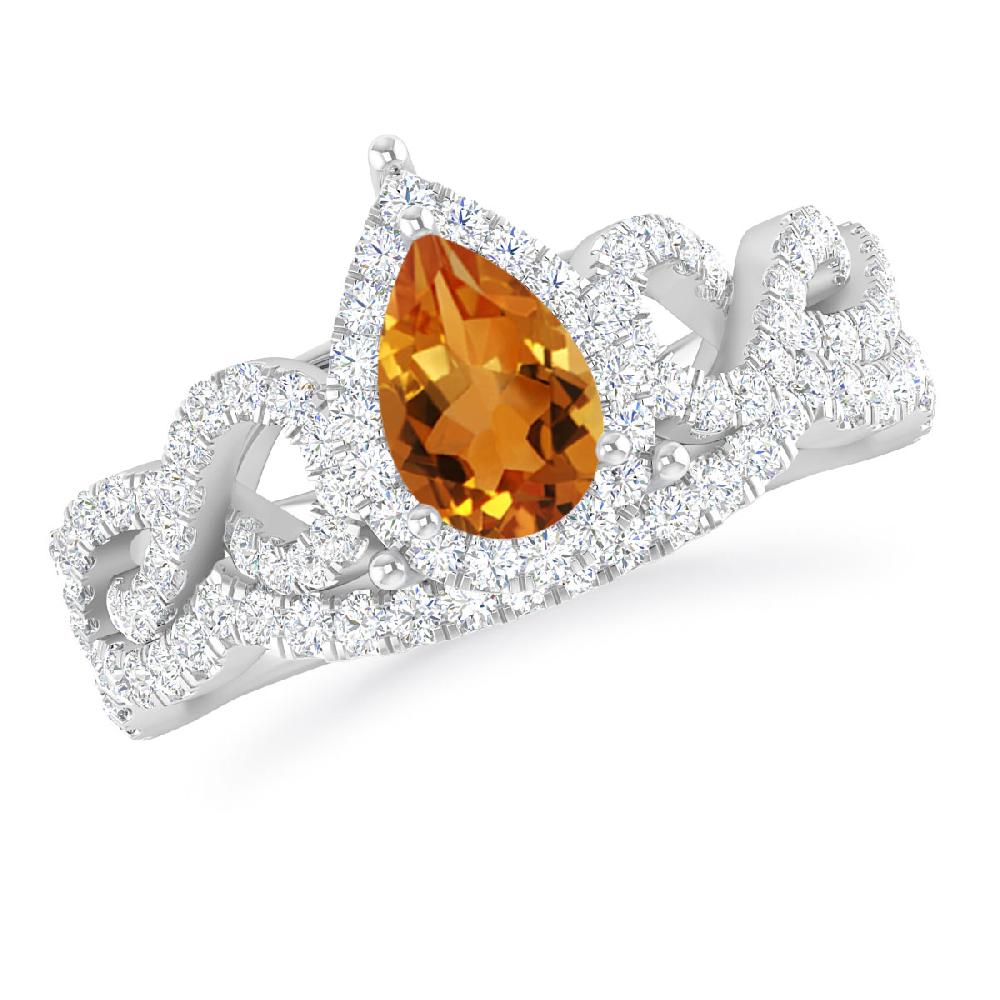 White Gold - Citrine