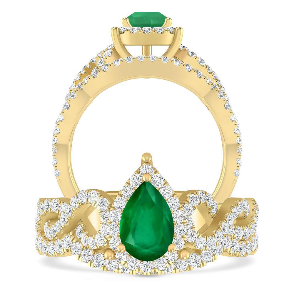 Yellow Gold - Emerald