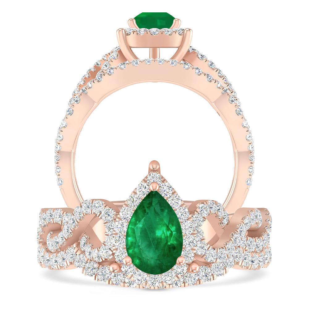 Rose Gold - Emerald