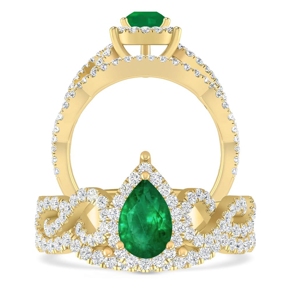 Yellow Gold - Emerald