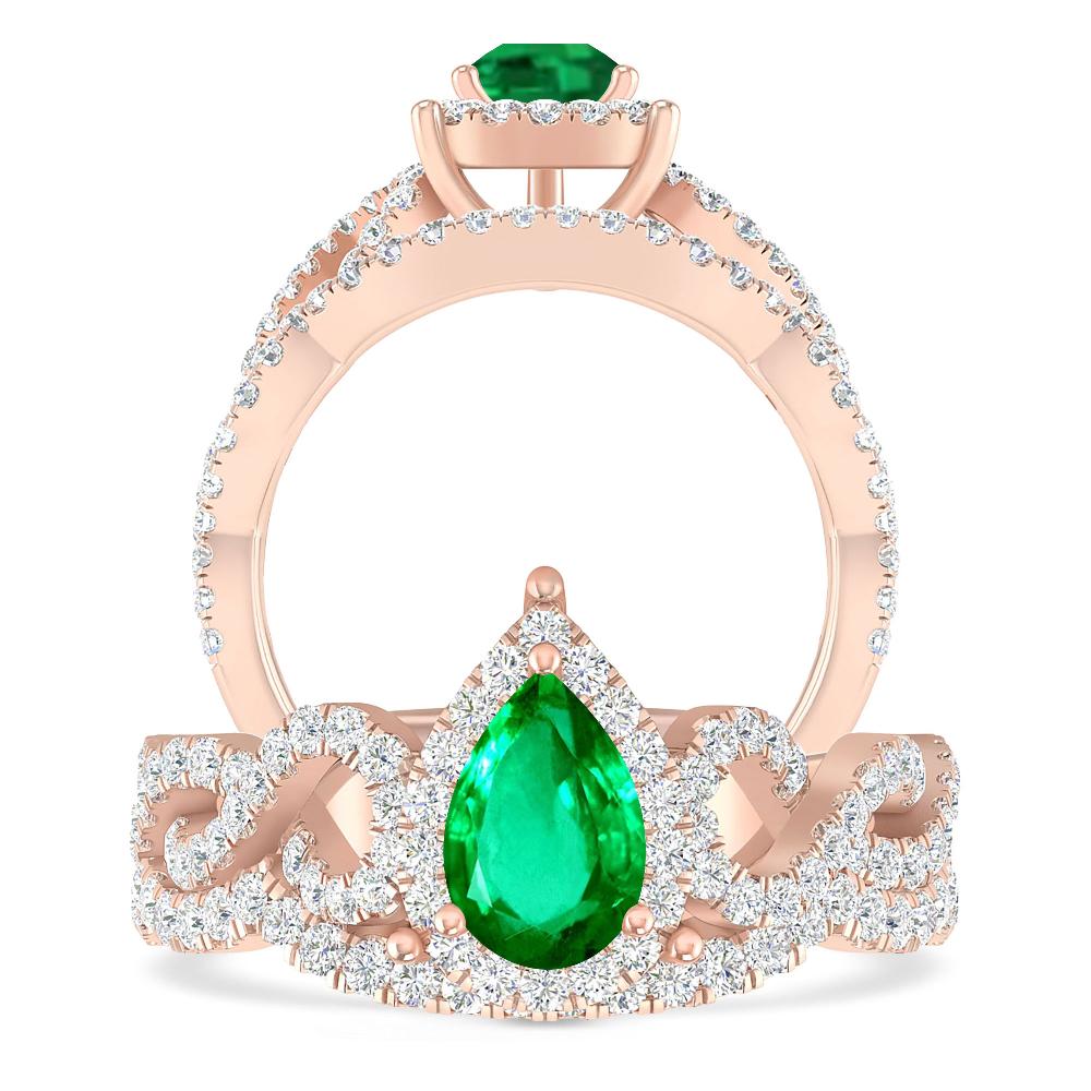 Rose Gold - Emerald