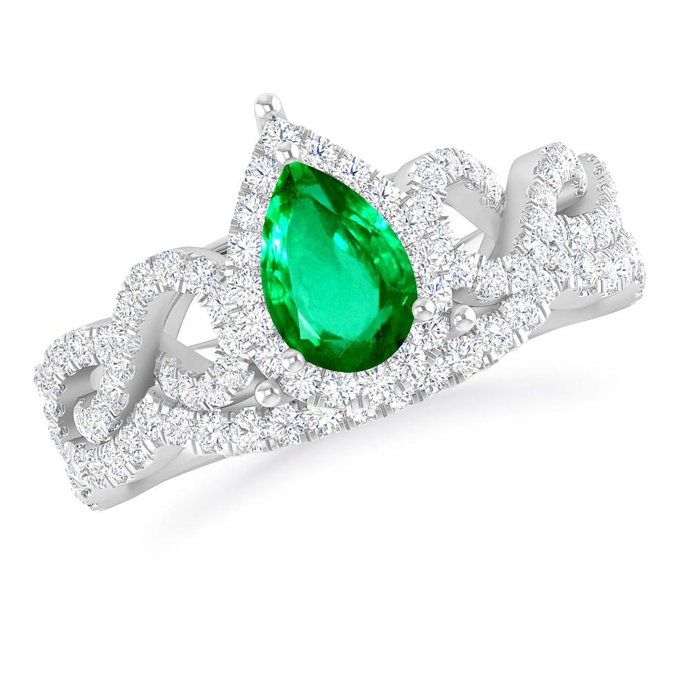 White Gold - Emerald