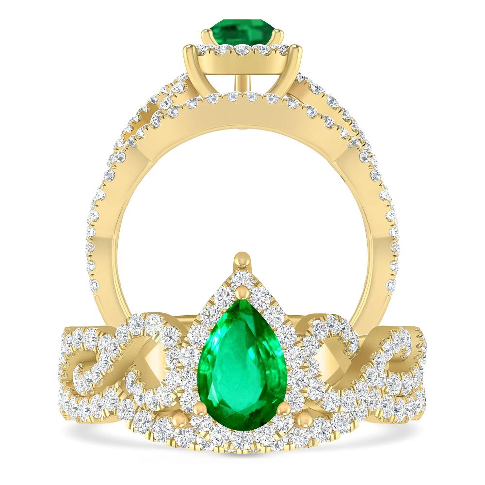 Yellow Gold - Emerald