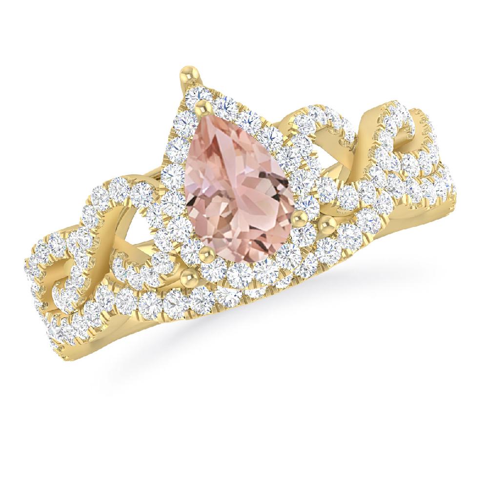 Yellow Gold - Morganite