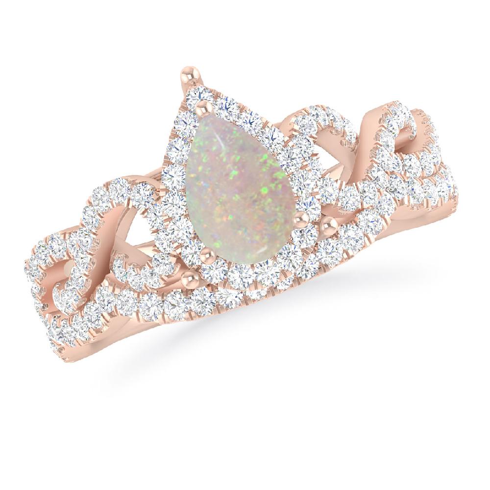 Rose Gold - Opal