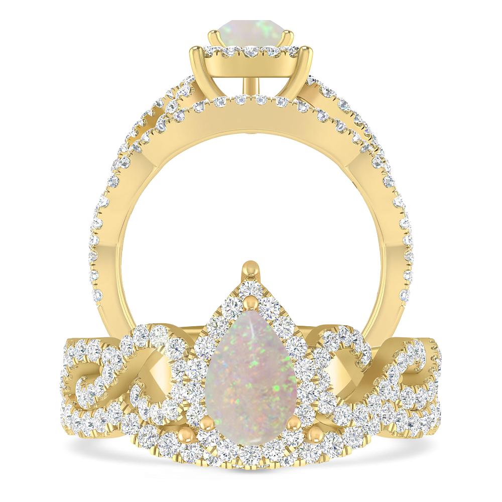 Yellow Gold - Opal