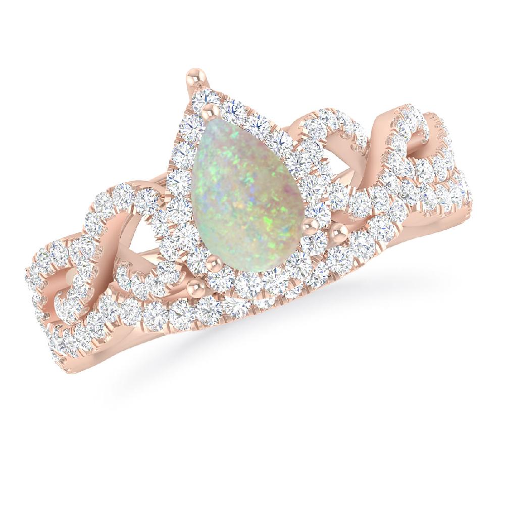 Rose Gold - Opal