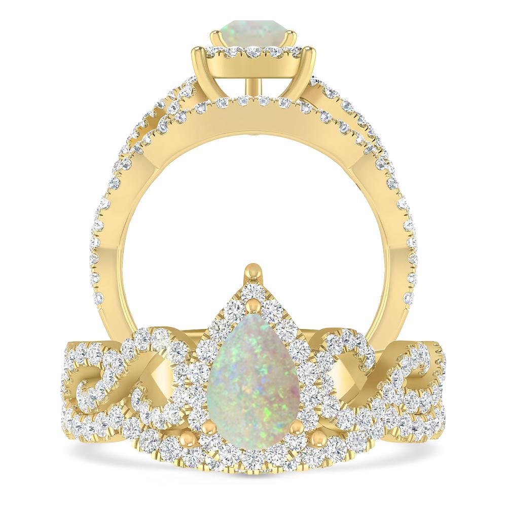 Yellow Gold - Opal