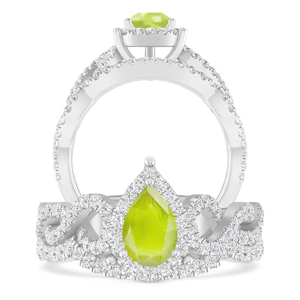 White Gold - Peridot