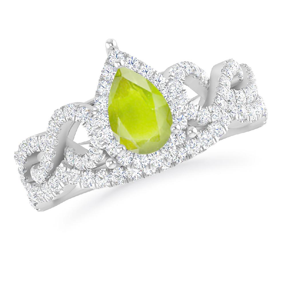 White Gold - Peridot