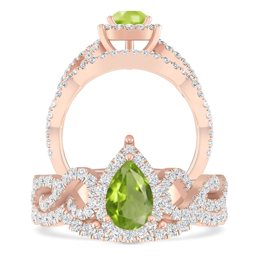 Rose Gold - Peridot