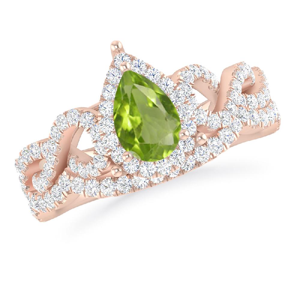 Rose Gold - Peridot