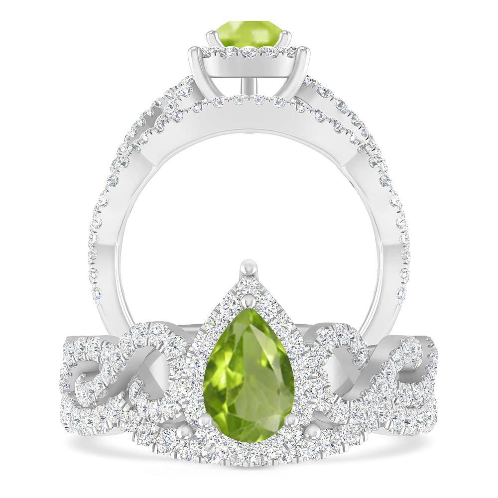 White Gold - Peridot