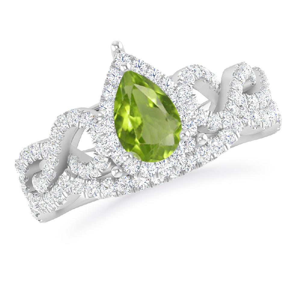 White Gold - Peridot