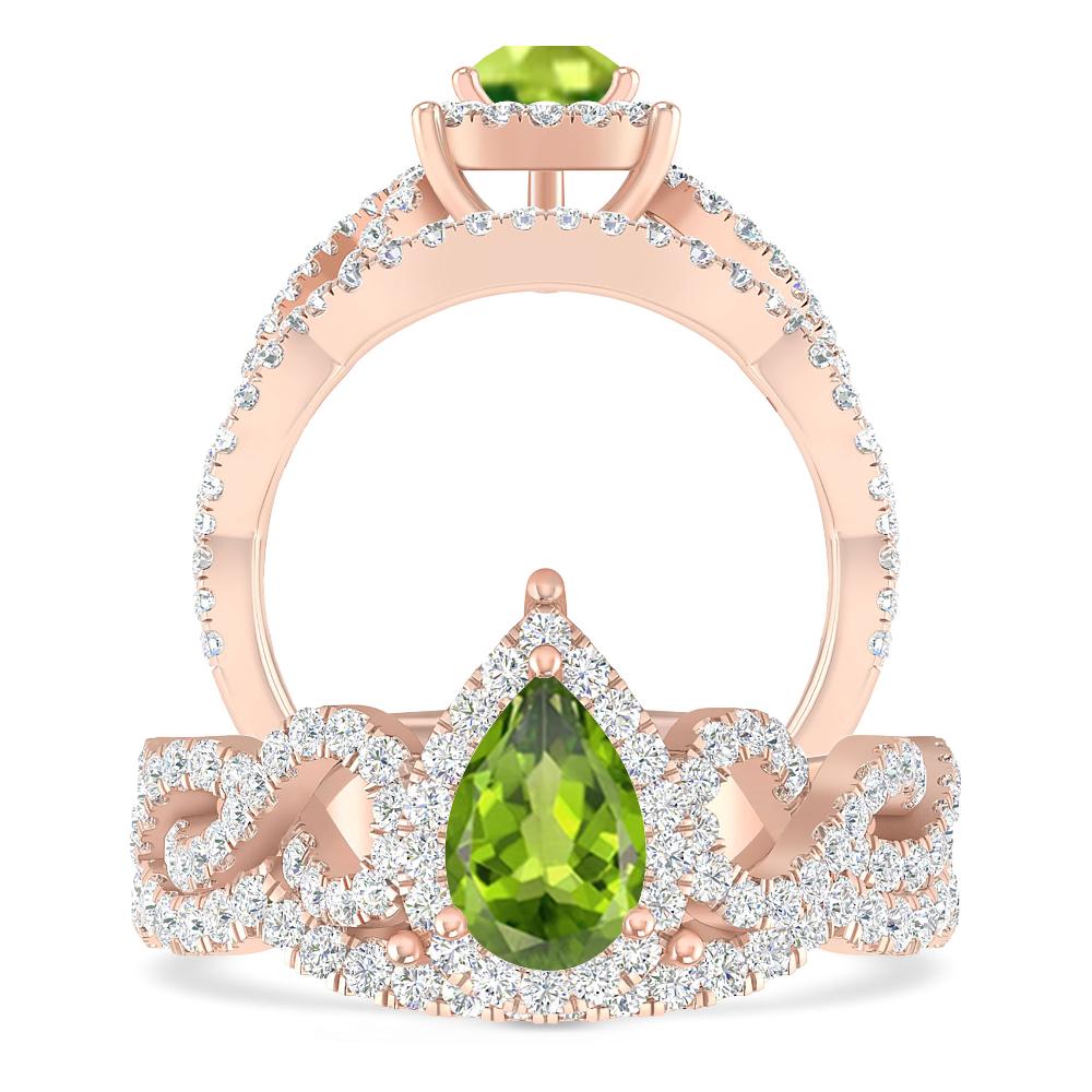 Rose Gold - Peridot