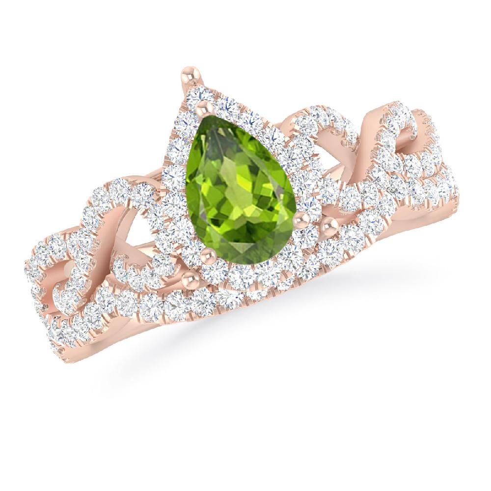 Rose Gold - Peridot