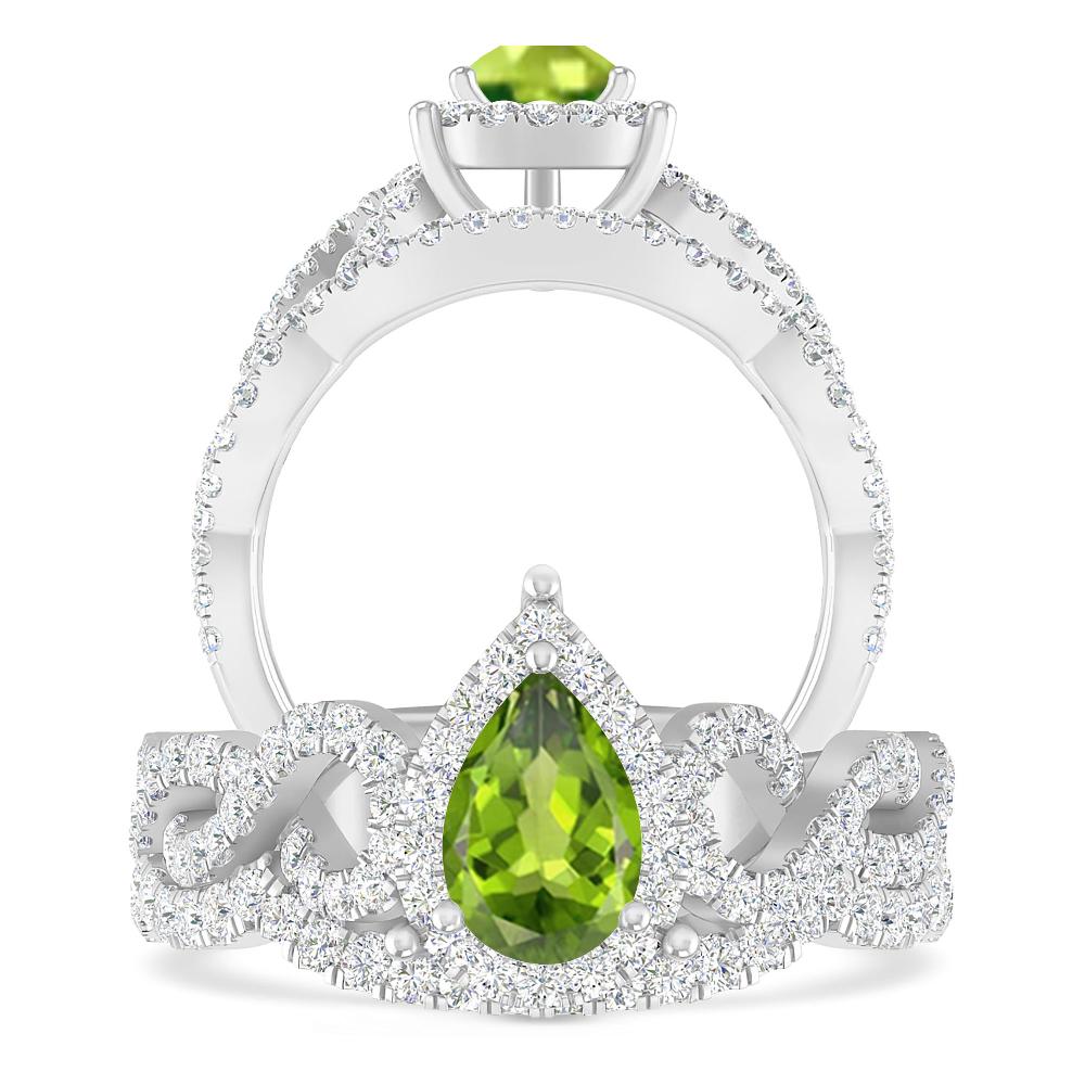 White Gold - Peridot