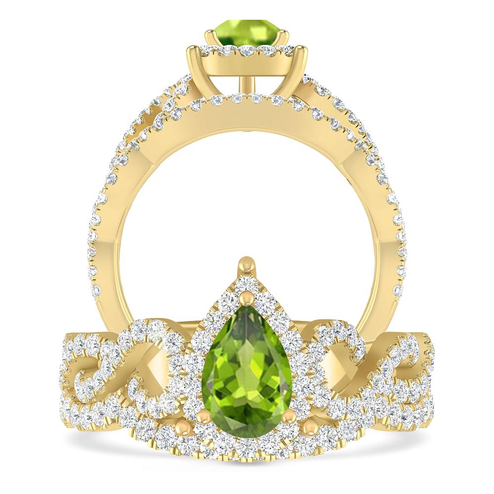Yellow Gold - Peridot