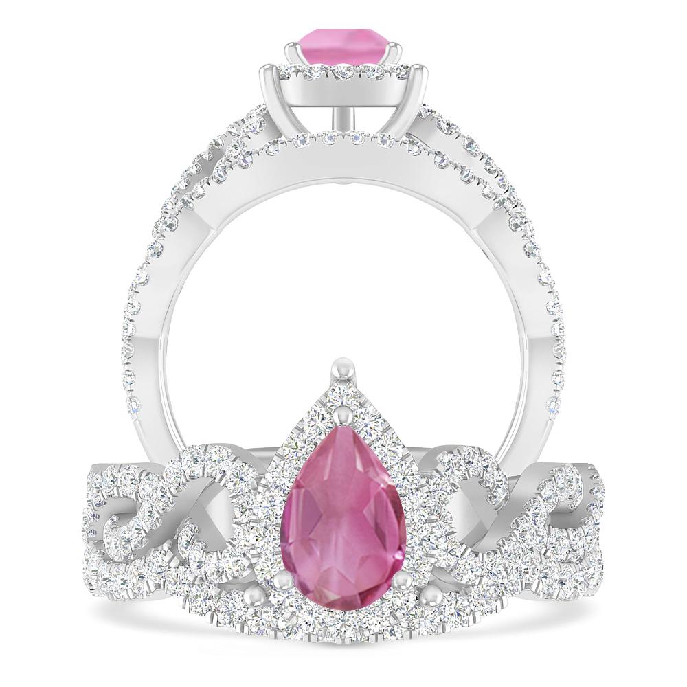 White Gold - Pink Tourmaline