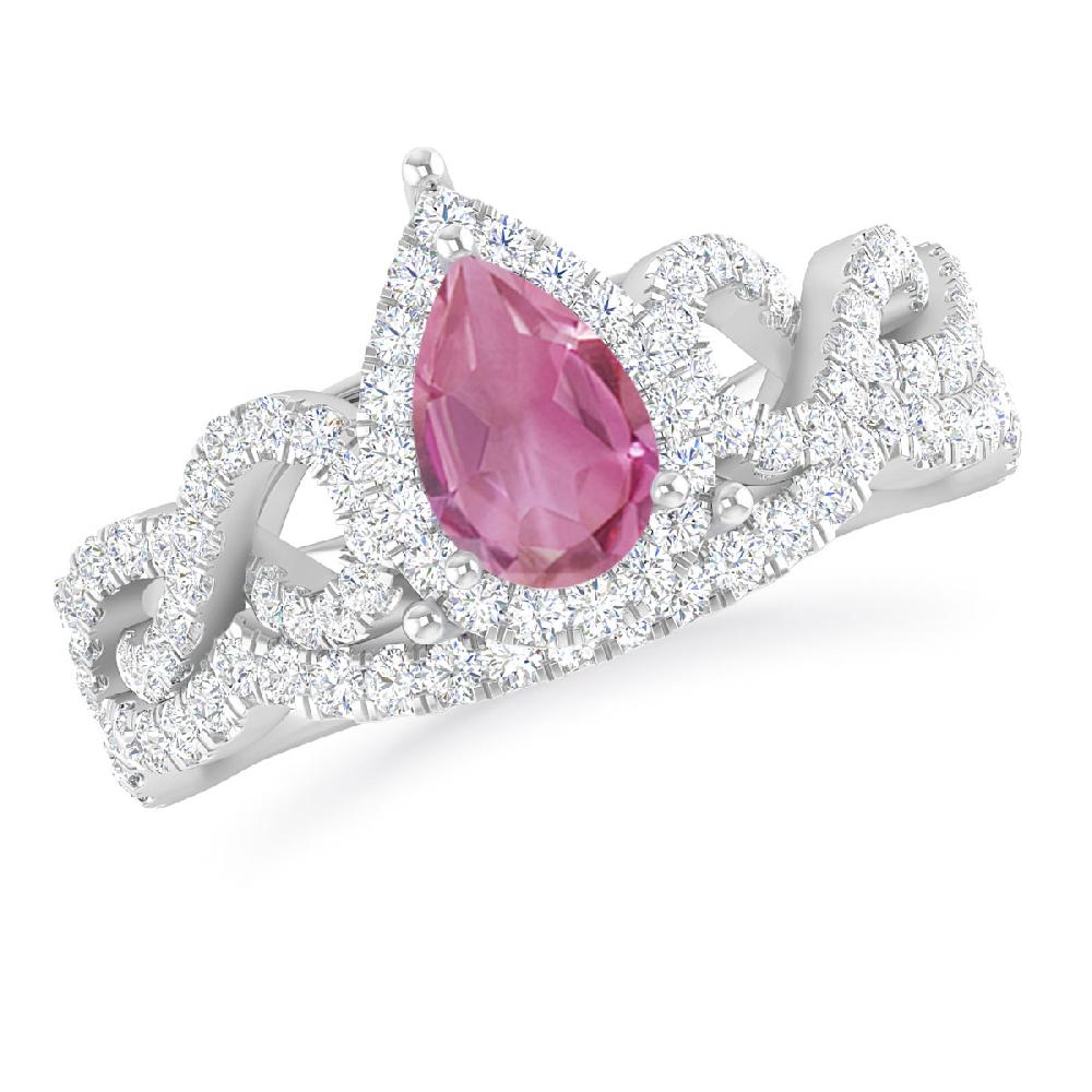 White Gold - Pink Tourmaline