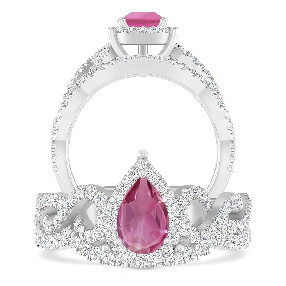White Gold - Pink Tourmaline