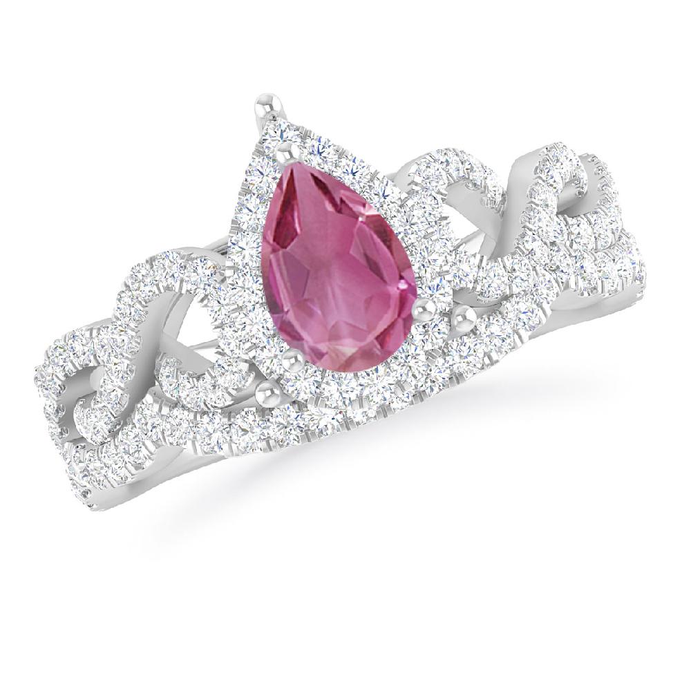 White Gold - Pink Tourmaline