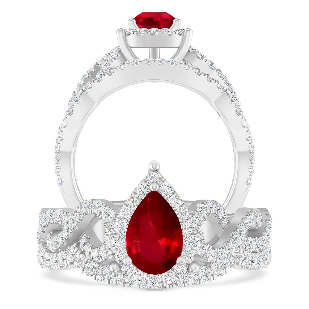 White Gold - Ruby