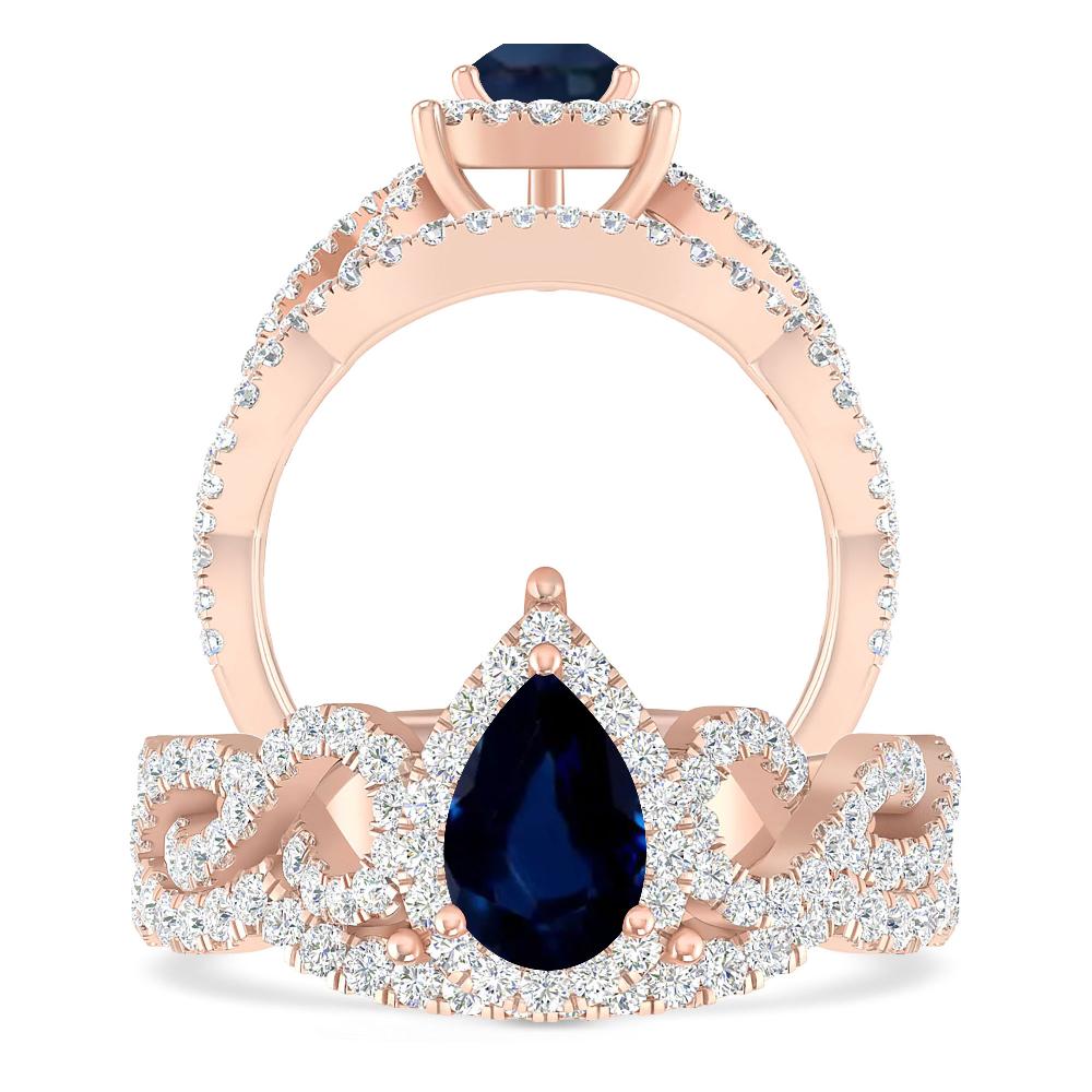 Rose Gold - Sapphire