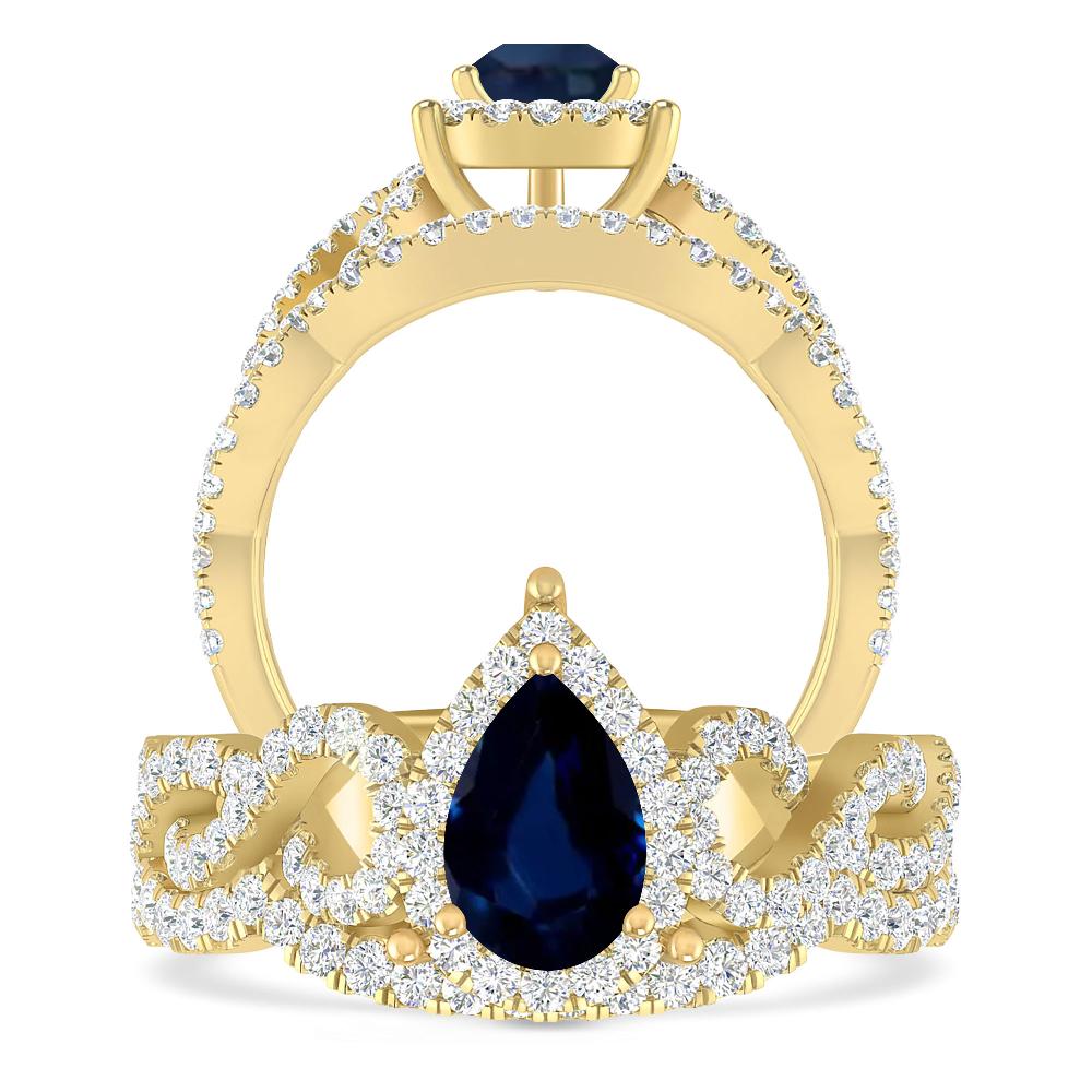 Yellow Gold - Sapphire