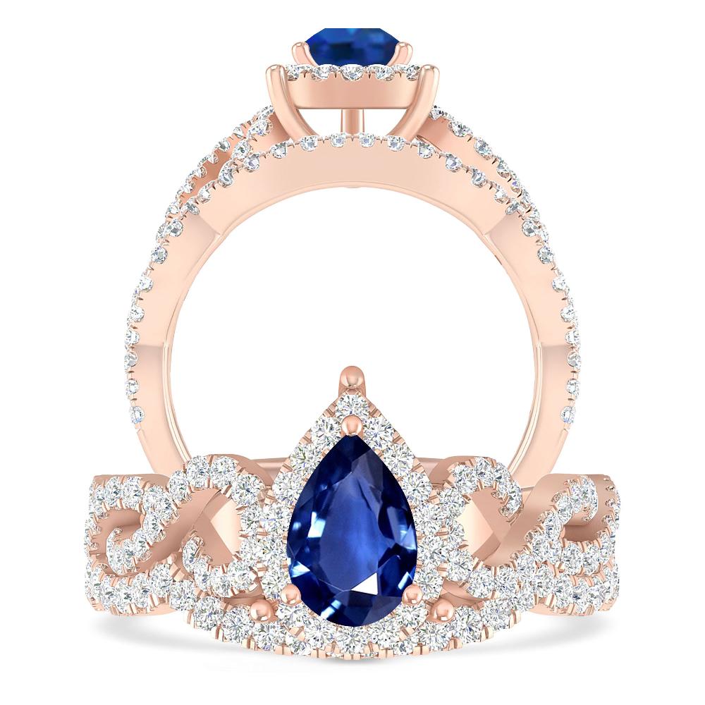 Rose Gold - Sapphire
