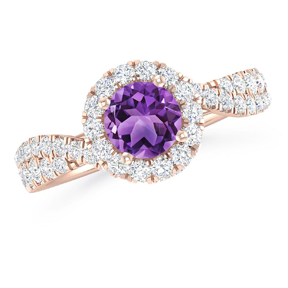 Rose Gold - Amethyst