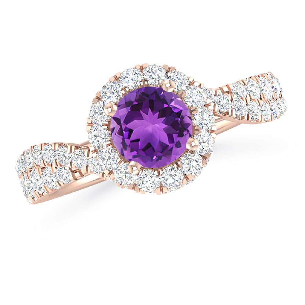 Rose Gold - Amethyst