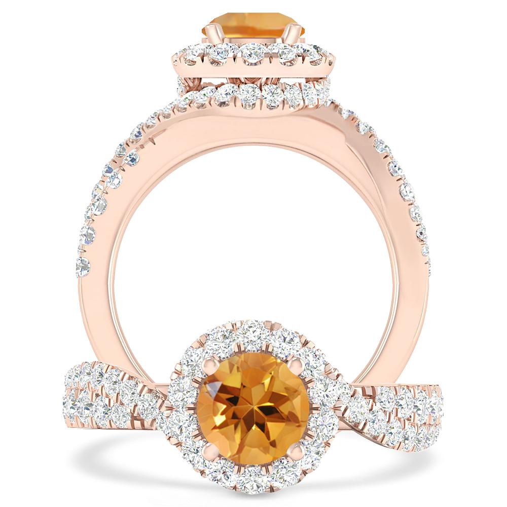 Rose Gold - Citrine